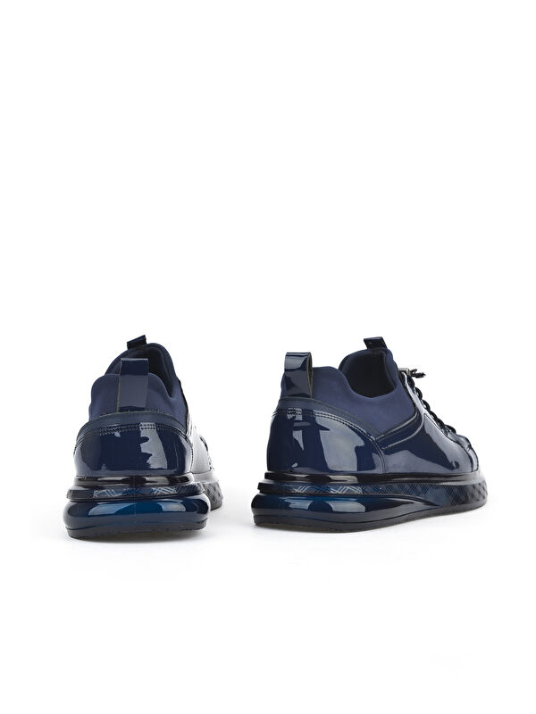 Erkek Vegan Deri Ayakkabı 1511023Z708122 Lacivert - Görsel 4