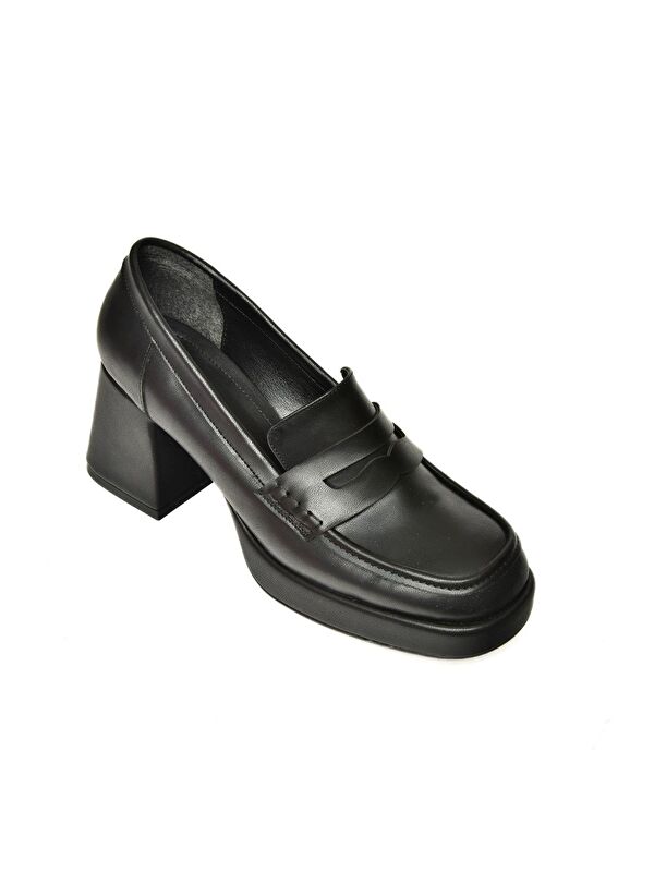 T5690137 Siyah Kadın Topuklu Ayakkabı - Görsel 6