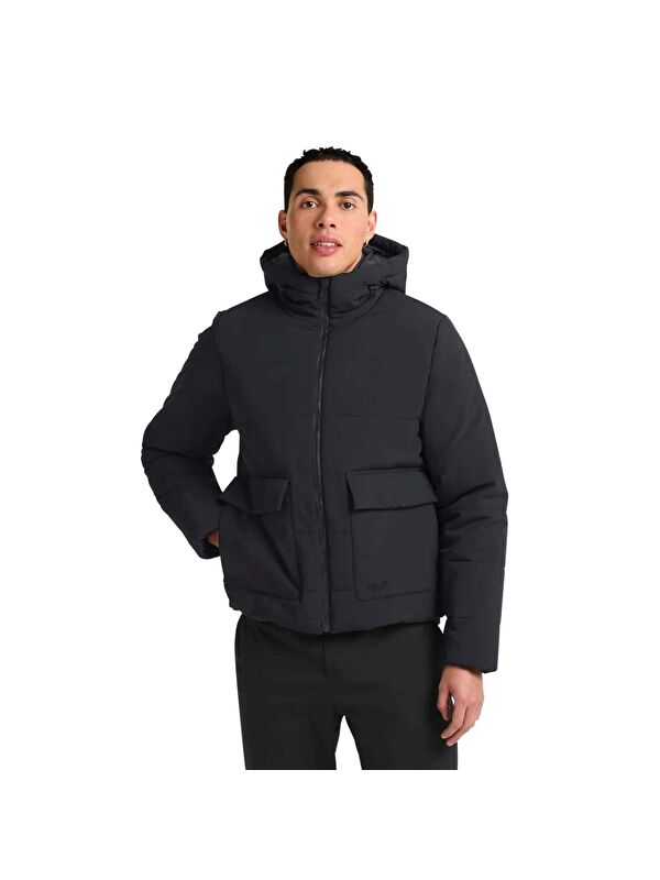 Jack Wolfskin Northern Lite Hooded Erkek Siyah Outdoor Mont