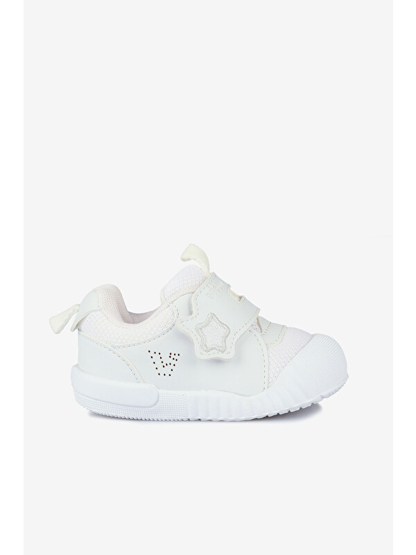 Vicco Monny Baskılı Kız Bebek Beyaz Sneaker