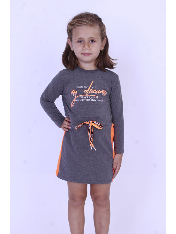 Toontoykids Kız Çocuk My Dreams Baskılı Elbise