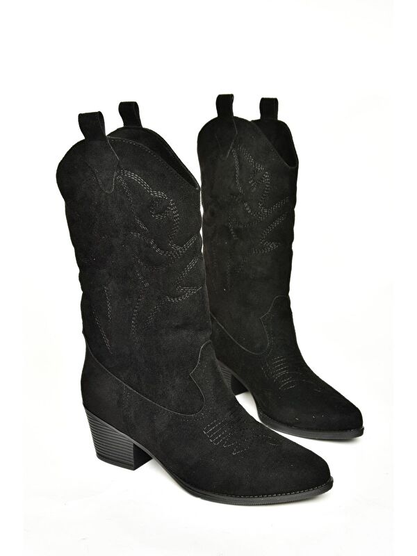 T8200887 Siyah Kadın Çizme - Görsel 3