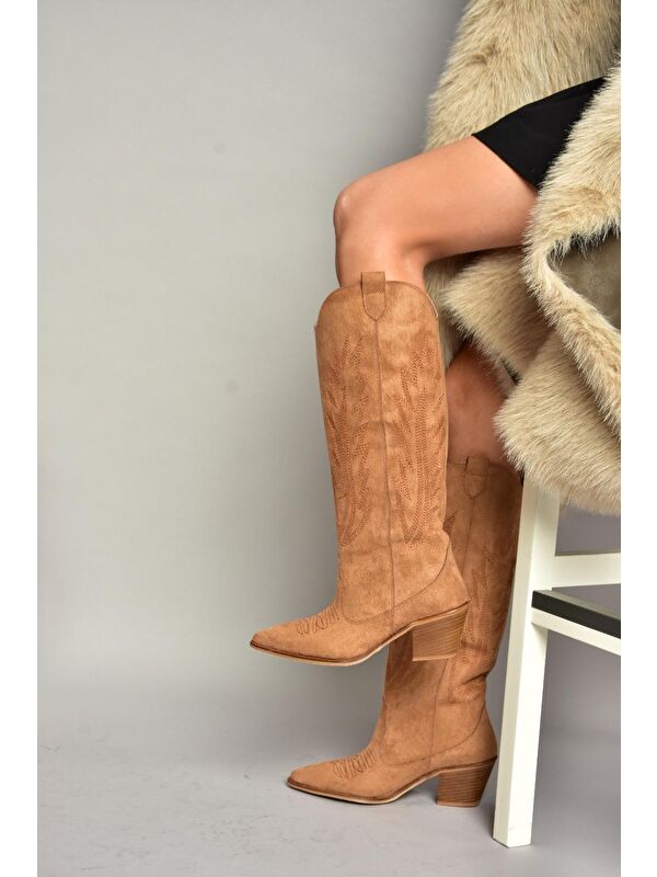 T2677652 Taba Kadın Çizme - Görsel 3