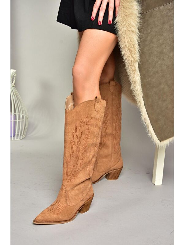 T2677652 Taba Kadın Çizme - Görsel 4