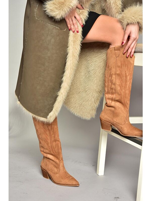 T2677652 Taba Kadın Çizme - Görsel 5