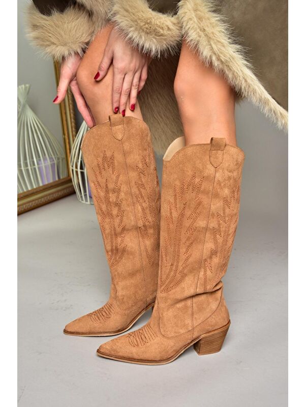 T2677652 Taba Kadın Çizme - Görsel 6