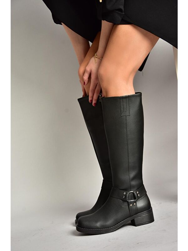 T4045500 Siyah Kadın Çizme - Görsel 4
