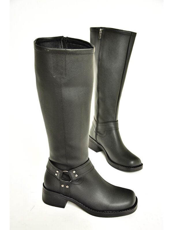 T4045500 Siyah Kadın Çizme - Görsel 8