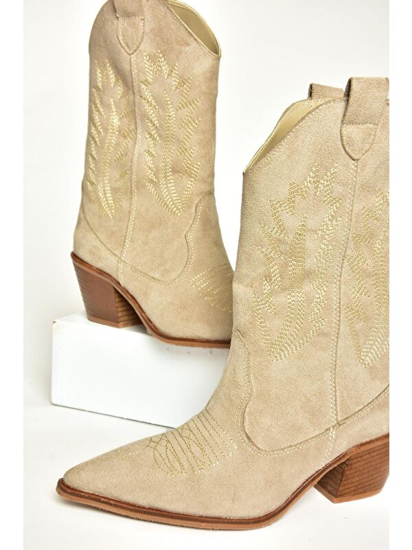 T2676550 Bej Kadın Bot - Görsel 8