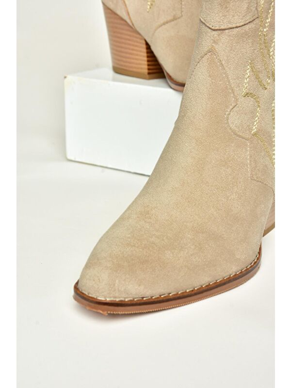 T2961120 Bej Kadın Bot - Görsel 7