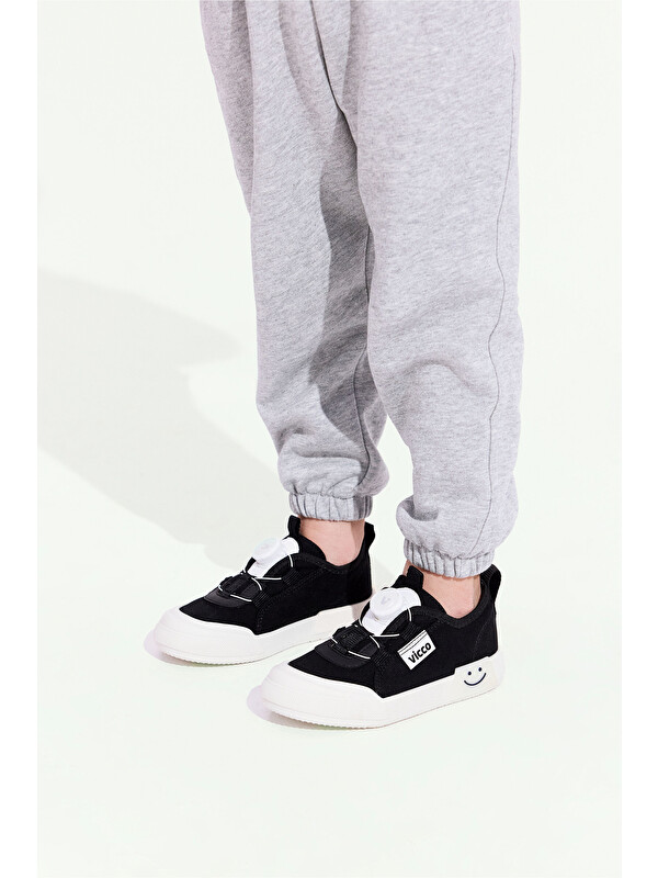 Vicco Sörf Işıklı Unisex Bebek Siyah Sneaker