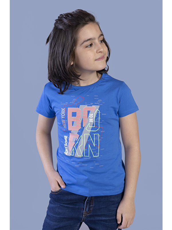 Toontoykids Erkek Çocuk Baskılı Tişört