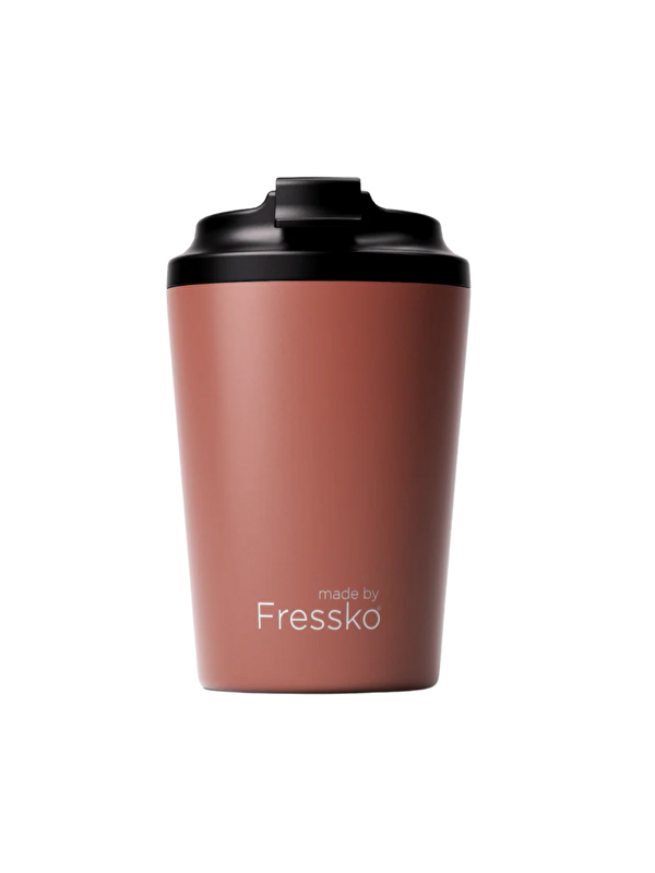 made by Fressko Camino İçi Seramik Çelik Kahve Bardağı Yalıtımlı Termal Kupa Mug 340 ml