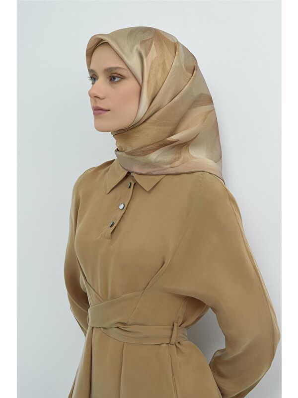 ARMİNE Saf İpek Twill Eşarp 9519D 85