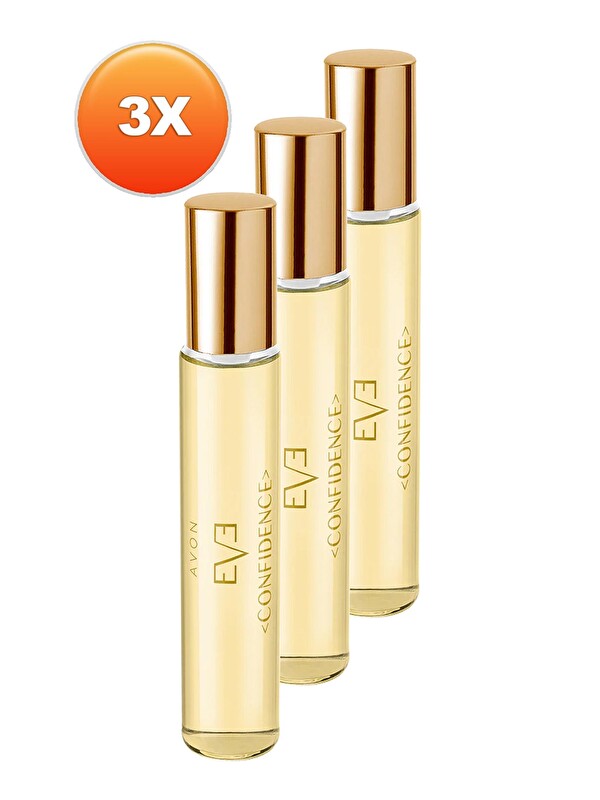 AVON Eve Confidence Kadın Parfüm Edp 10 Ml. Üçlü Set