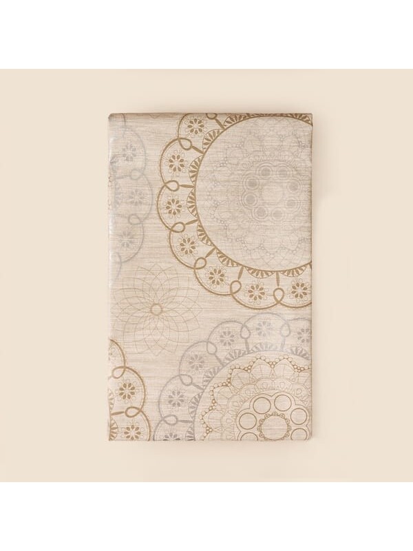 Evidea Soft Lule Pvc Masa Örtüsü - Bej - 140x200 cm