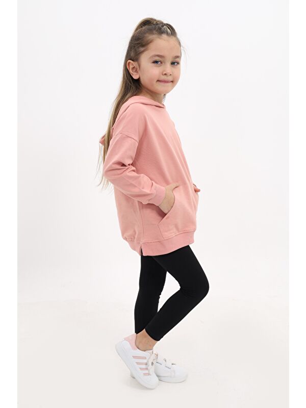 Toontoykids Kız Çocuk Nakışlı Taytlı Takım
