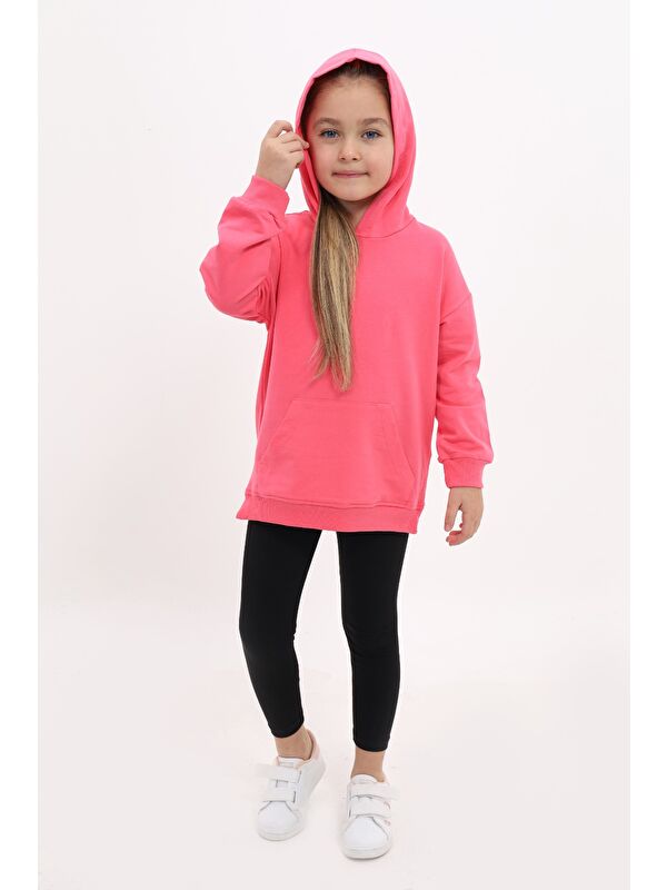 Toontoykids Kız Çocuk Nakışlı Taytlı Takım