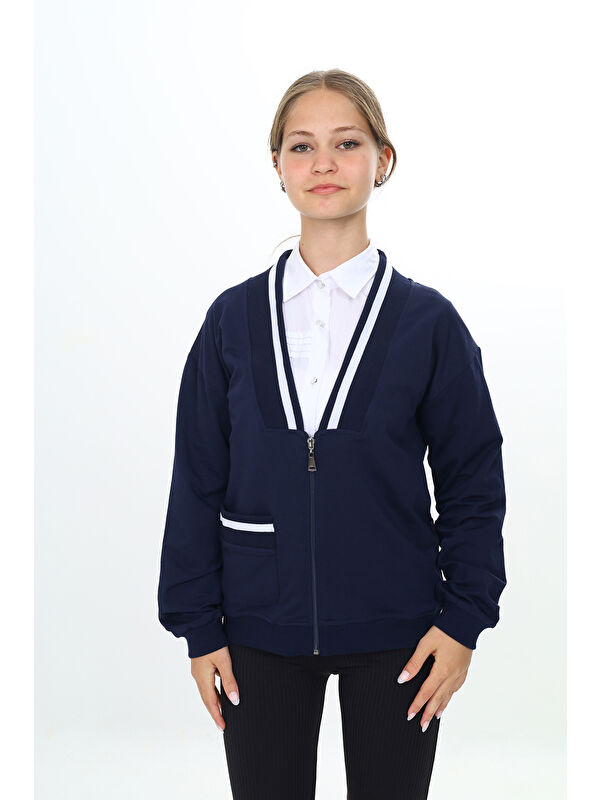 Toontoykids Kız Çocuk Okul Hırka