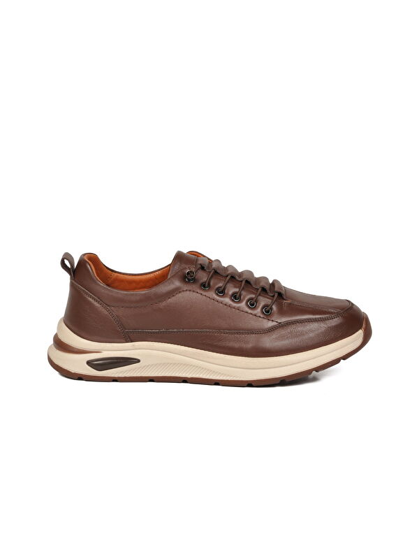 Ayakmod Kahverengi Ayakmod Premium Hakiki Deri Erkek Casual Ayakkabı 3003 M