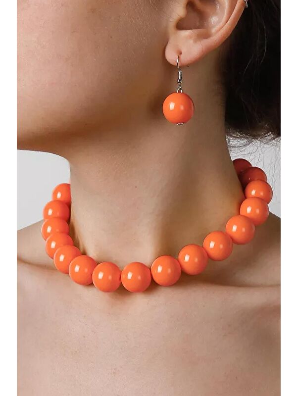 New Obsessions 20mm Büyük Boncuklu Küpe