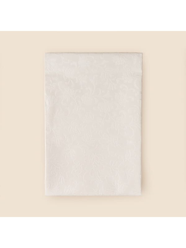 Evidea Soft Lunaria Pvc Masa Örtüsü - Beyaz - 140x140 cm