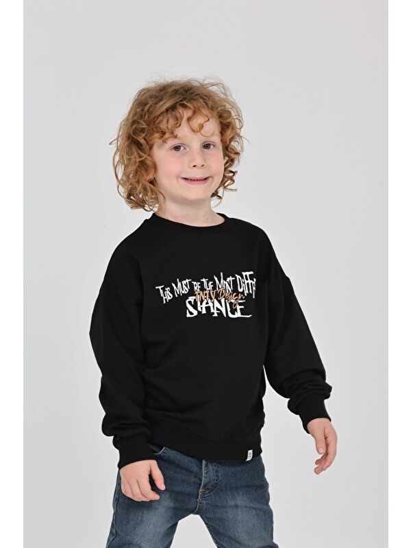 Toontoykids Erkek Çocuk Tnty Design Baskılı Sweatshirt