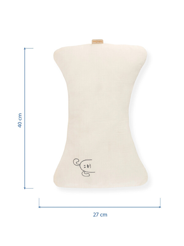 Babyjem Muslin Bebek Uyku Yastığı Ekru