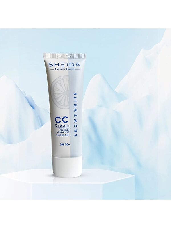 Sheida Snow White Leke Açıcı Cc Krem Spf 30+ 50 Ml