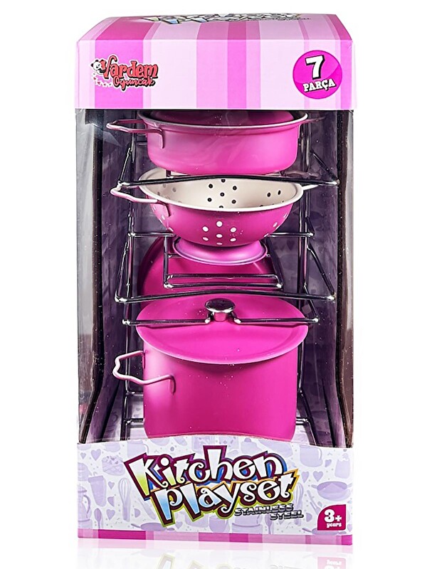 Vardem Emaye Raflı Tencere Tava Set 7 Parca - Standart