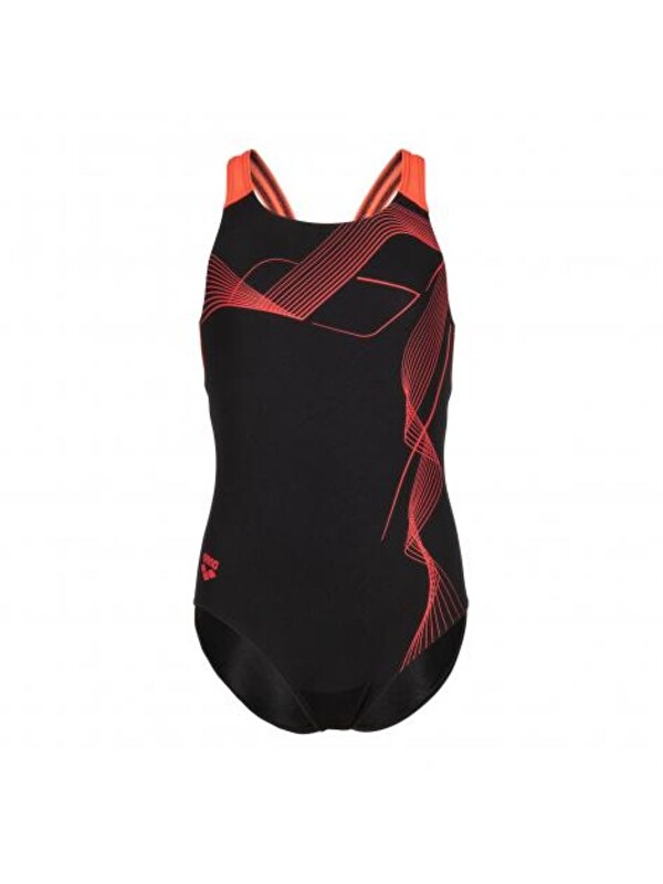 Arena G Vibe Swimsuit Swim Pro Back Siyah Kız Çocuk 011754530