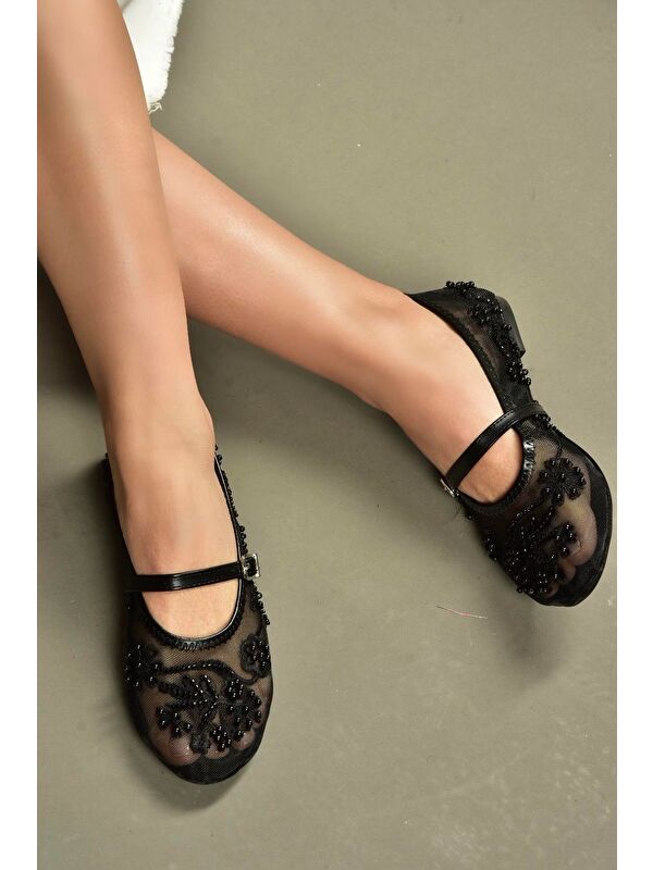 Fox Shoes Bordo Fox Shoes Babet Kadın Y726330115