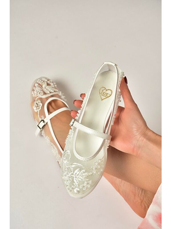 Fox Shoes Bordo Fox Shoes Babet Kadın Y726330115