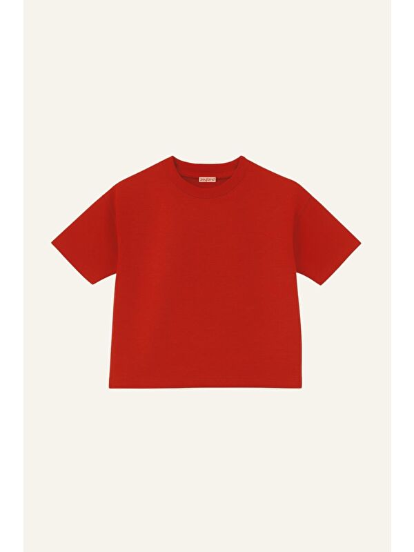 ZEYLAND Erkek Çocuk Kısa Kol T-Shirt - Kırmızı