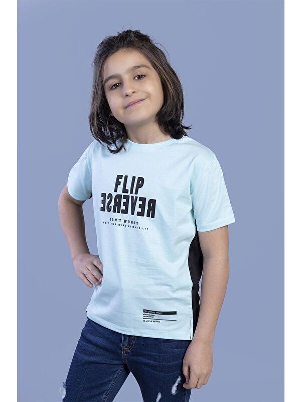 Toontoykids Erkek Çocuk İki Renkli Baskılı Tişört