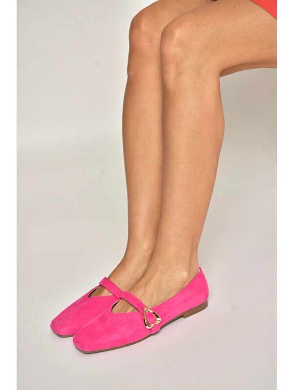 Fox Shoes Pembe Fox Shoes Babet Kadın Y726632602