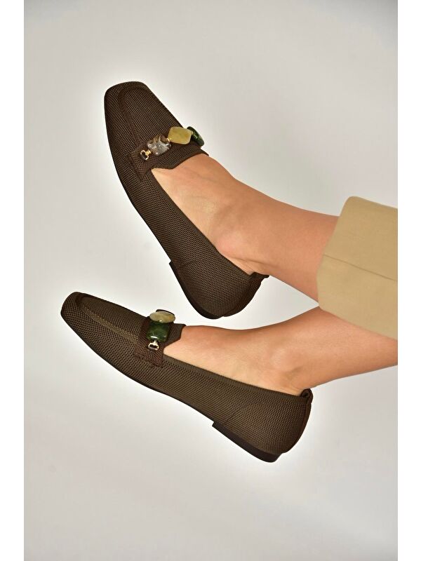 Fox Shoes Kahverengi Fox Shoes Babet Kadın Y820400304