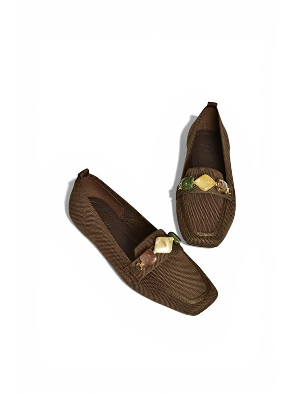 Fox Shoes Kahverengi Fox Shoes Babet Kadın Y820400304