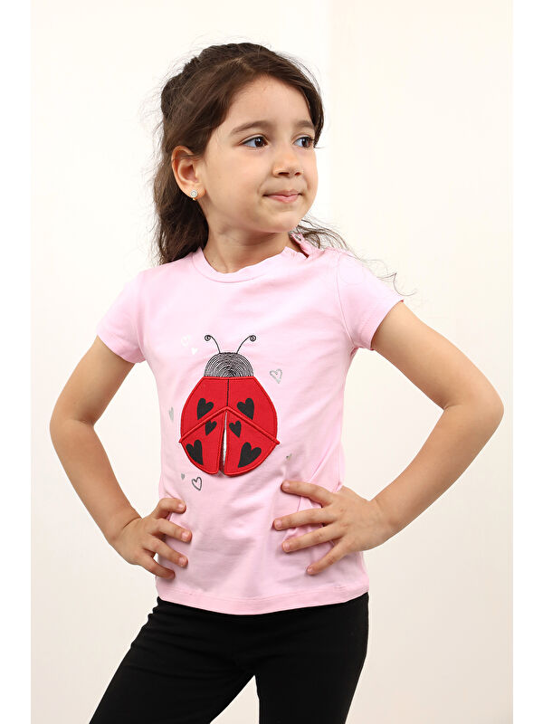 Toontoykids Kız Bebek Baskılı Tişört