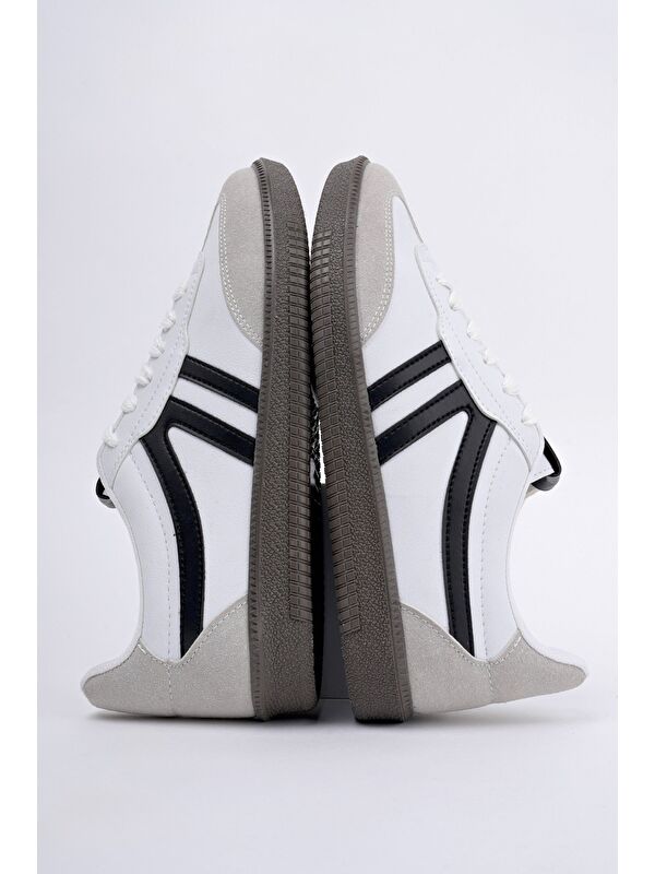 GARCİA Unisex Ortopedik Günlük Bağcıklı Yürüyüş Koşu Sneaker Spor Ayakkabı - Görsel 4