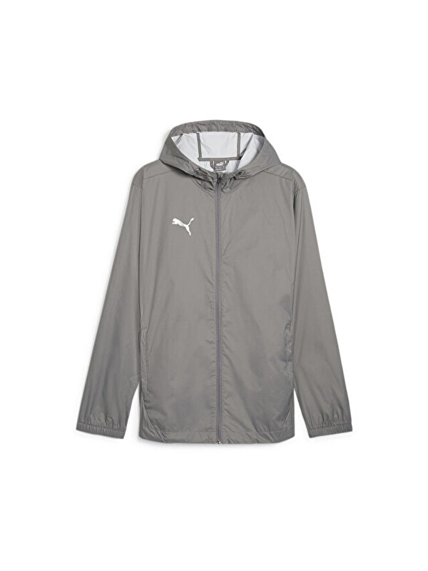 Puma Teamfinal Allweather Jkt Erkek Futbol Antrenman Yağmurluk 65859913 Gri