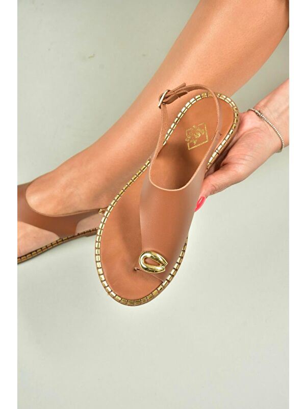 Taba Kadın Sandalet U6522271 - Görsel 3