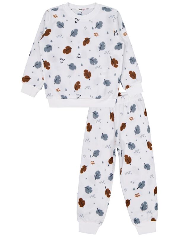 Civil Girls Yaprak Desen 2-5 Yaş Pijama Takımı