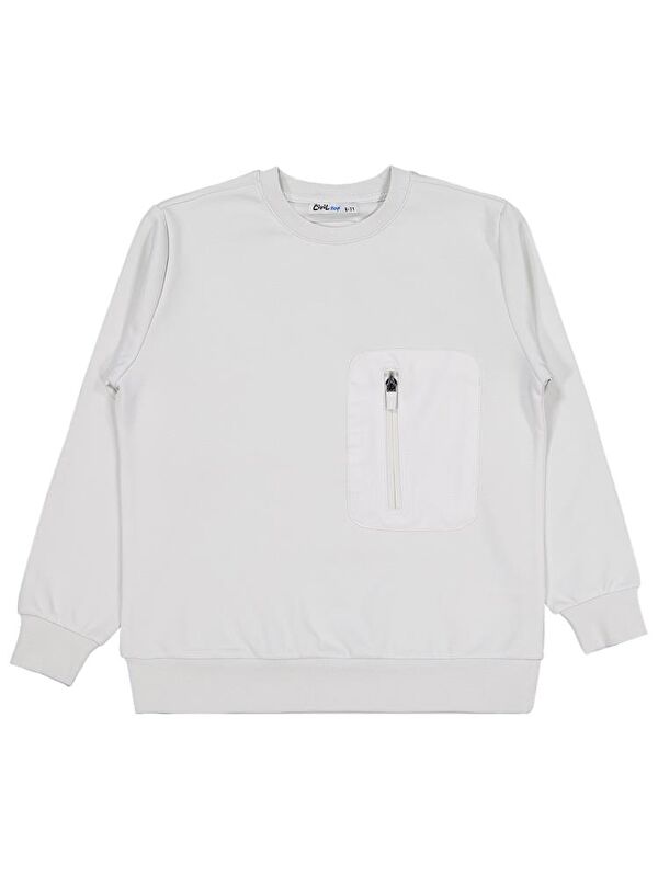 Civil Boys Etiketli - Micro Garnili 6-9 Yaş Sweatshirt