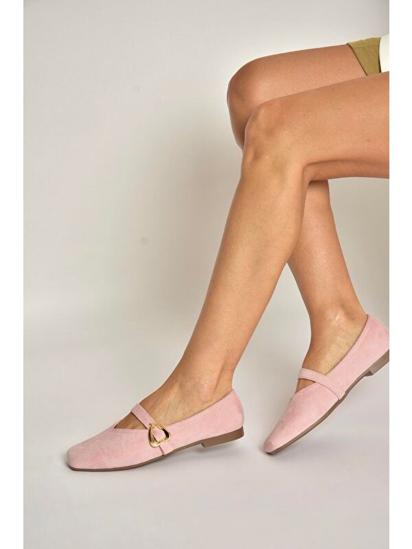Fox Shoes Pembe Fox Shoes Babet Kadın Y726632602