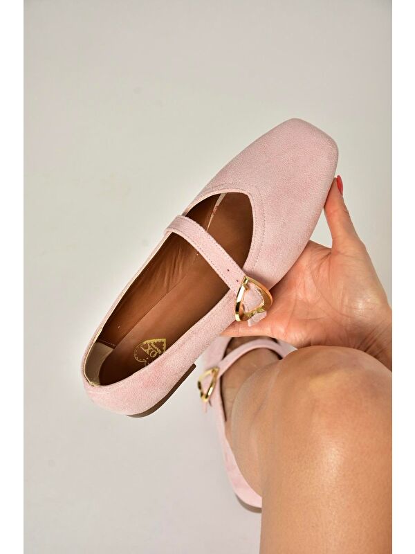 Fox Shoes Pembe Fox Shoes Babet Kadın Y726632602