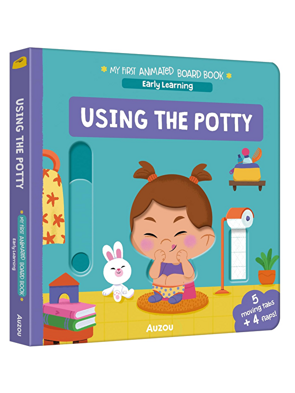 Auzou Publishing My First Animated Board Book: Using the Potty (Early Learning)