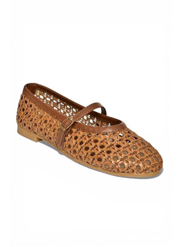 Fox Shoes Taba Kadın Babet Y267272709