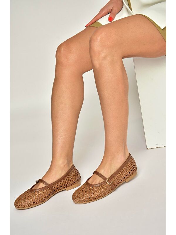 Fox Shoes Sarı Fox Shoes Babet Kadın Y267272709