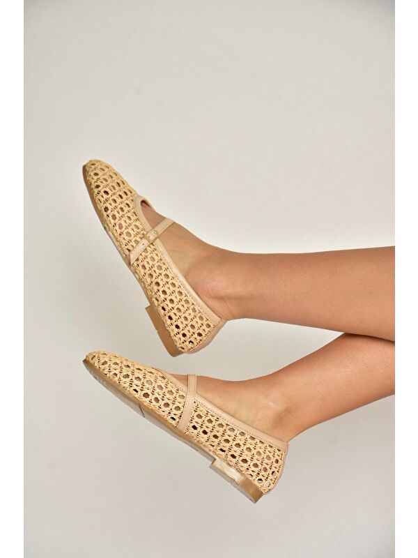 Fox Shoes Sarı Fox Shoes Babet Kadın Y267272709
